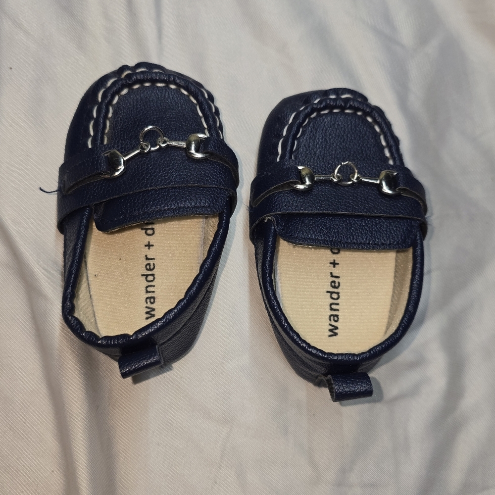 Wander + Dream Baby Boys Loafers Prewalker Moccasin Crib Shoes